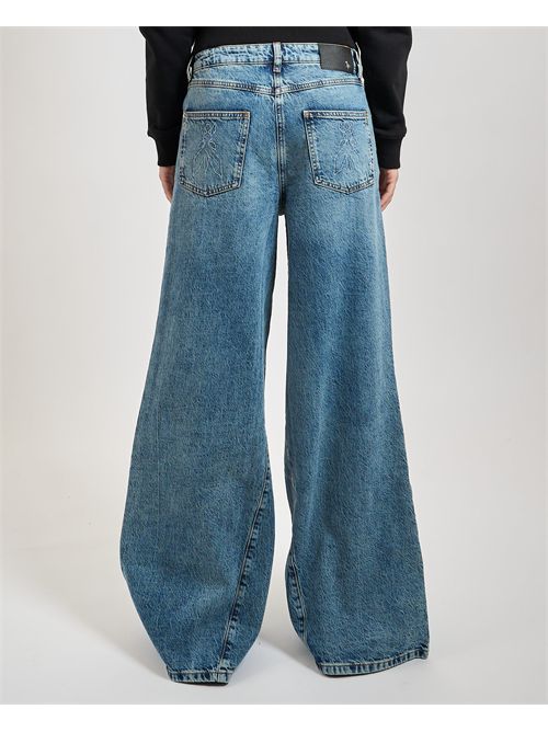 Jeans wide leg donna Patrizia Pepe a vita bassa PATRIZIA PEPE | 8P0755-D1WZBCA25